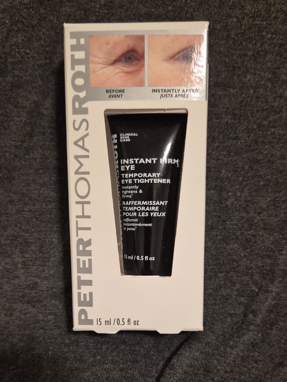 Peter Thomas Roth Instant Firm Eye Tightener - Black and White Packaging